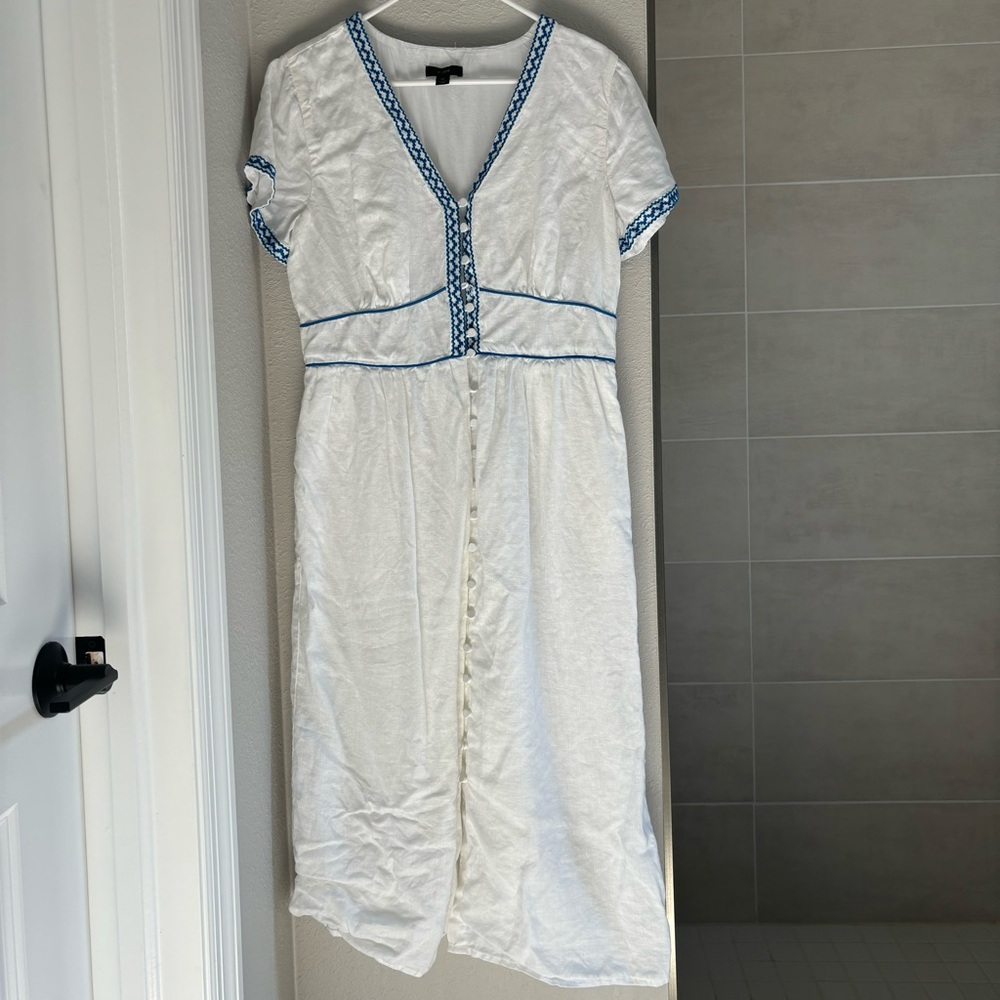 J. CREW LINEN MAXI DRESS